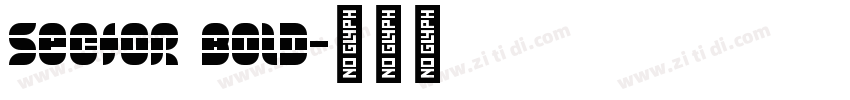 Sector Bold字体转换